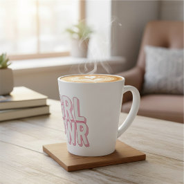 CANECA DE CAFÉ LATTE GRL PWR