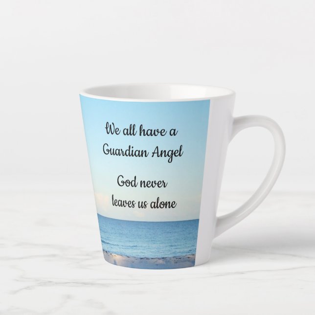 Caneca De Café Latte Guardian Angel Latte Mug (Direita)