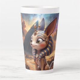 Caneca De Café Latte Guardião Enluarado das Areias Antigas.
