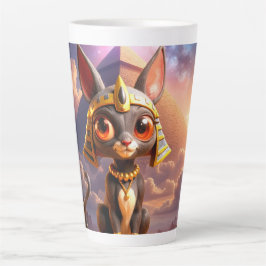 Caneca De Café Latte Guardião Enluarado das Areias Eternas.