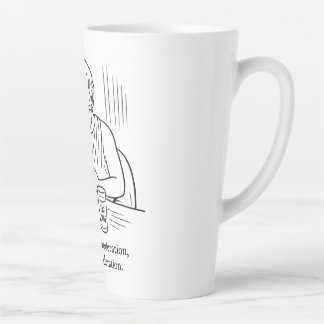 Caneca De Café Latte Guia de Aristóteles para Moderação
