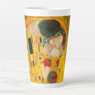 Caneca De Café Latte Gustav Klimt O Beijo
