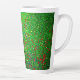 Caneca De Café Latte Gustav Klimt Poppy Field