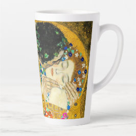 Caneca De Café Latte Gustav Klimt - The Kiss / Valentine's Day