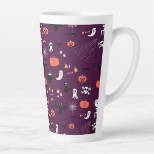 Caneca De Café Latte Halloween