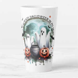 Caneca De Café Latte HALLOWEEN É sempre Halloween na minha cabeça Grand