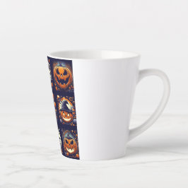 Caneca De Café Latte Halloween Latte Mug