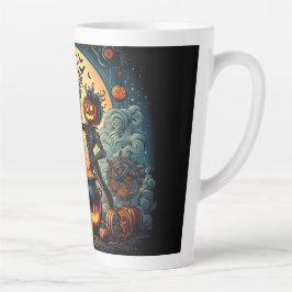 Caneca De Café Latte Halloween Latte Mug