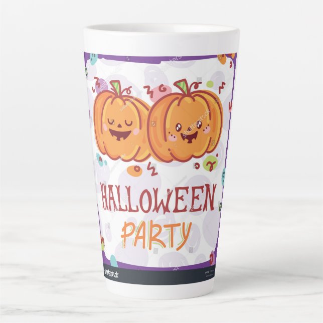 Caneca De Café Latte Halloween mug (Frente)