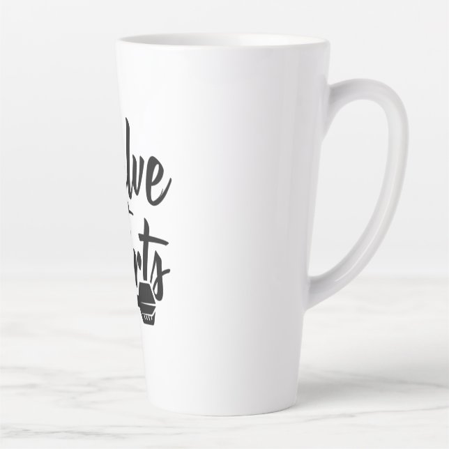 Caneca De Café Latte Halve It Darts (Direita)