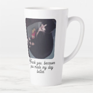 Caneca De Café Latte Happy Meow Day ,Cat Lovers