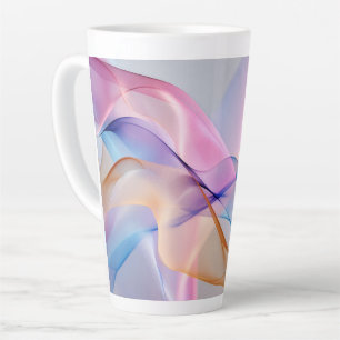Caneca De Café Latte Harmonia Fluida em Movimento