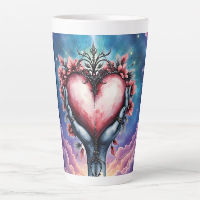Caneca De Café Latte Heart of Quiet Magic (Frente)