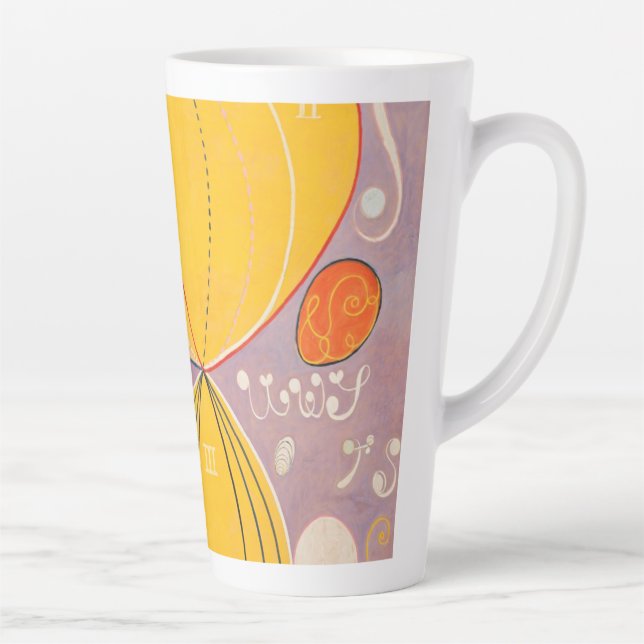Caneca De Café Latte Hilma af Klint (Direita)
