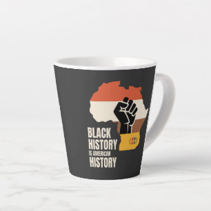Caneca De Café Latte História Negra É Cultura Herança História American