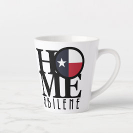 Caneca De Café Latte HOME Abile Texas Small