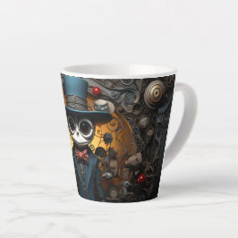 Caneca De Café Latte Homem de Halloween