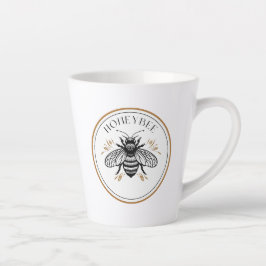 Caneca De Café Latte Honey Bee