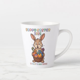 Caneca De Café Latte Hoppy Easter 2025: The Year of the Snake Surprise!