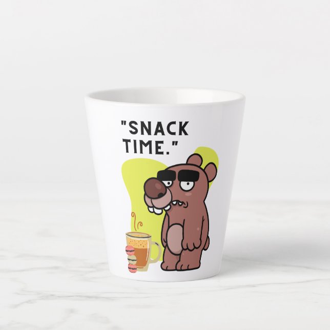 CANECA DE CAFÉ LATTE HORA DO PEDAÇO! (Frente)