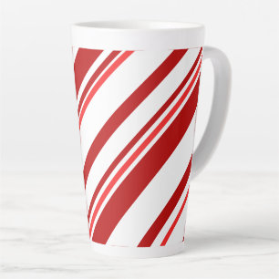 Caneca De Café Latte Hortelã de Natal Lata Grande