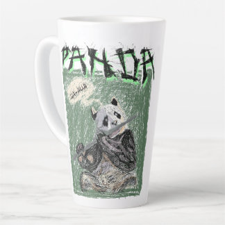 Caneca De Café Latte Huh Panda