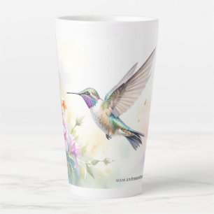Caneca De Café Latte Hummingbird