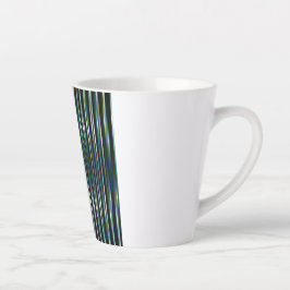 Caneca De Café Latte humorvoll gestreifte