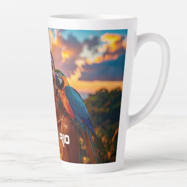 CANECA DE CAFÉ LATTE I LOVE RIO (Direita)