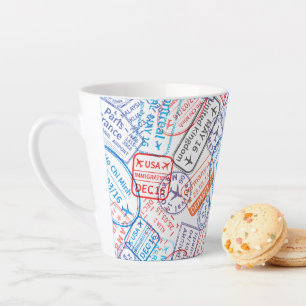 Caneca De Café Latte ícone de viagem