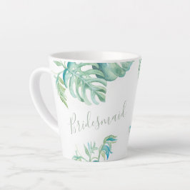 Caneca De Café Latte Ideias de presentes de proposta de Bridesmaid Trop