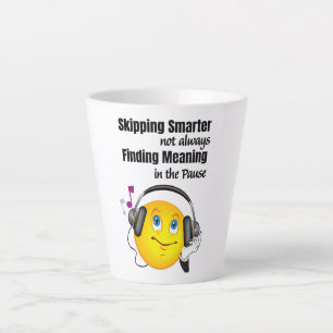 Caneca De Café Latte "Ignorando o mais inteligente, nem sempre: design 