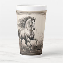 Ilustração de Cavalo Vintage