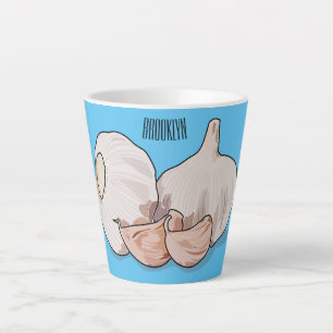 Caneca De Café Latte Ilustração de desenho em quadrinhos