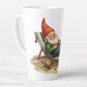 Caneca De Café Latte Imagem de Cicatriz Vintage - GNOMOS DE JARDIM 26