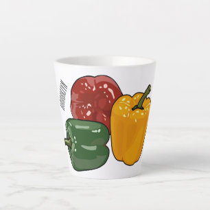 Caneca De Café Latte Imagem de desenho em Capsicum