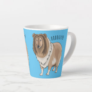 Caneca De Café Latte Imagem de desenho em quadrinhos grosseiros