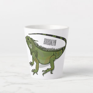 Caneca De Café Latte Imagem do desenho de Iguana