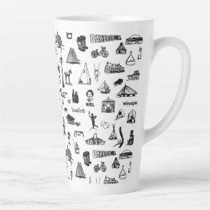 Caneca De Café Latte Imagens muito maiores do Winnipeg