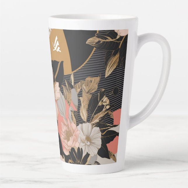 Caneca De Café Latte Impressão (Direita)
