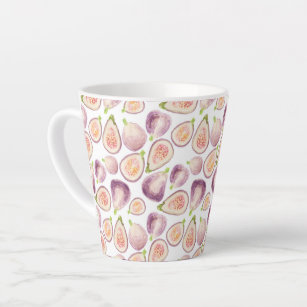 Caneca De Café Latte Impressão de Fig Mug