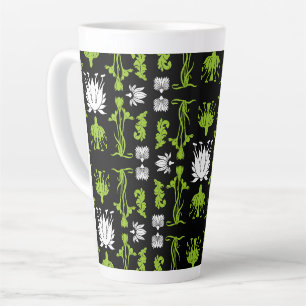 Caneca De Café Latte Impressões de decoração doméstica com Art Nouveau