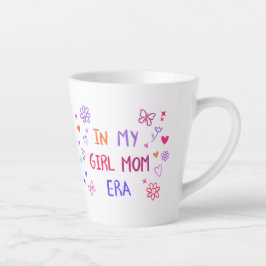Caneca De Café Latte in my girl mom era CRAYON