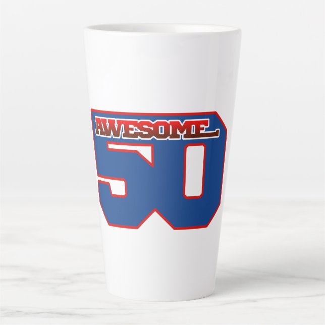 Caneca De Café Latte incrível 50 (Frente)