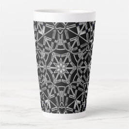 Caneca De Café Latte Industrial Mandala