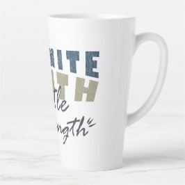 Caneca De Café Latte Infinite Truth, Gentle Strength Mugs & Cups