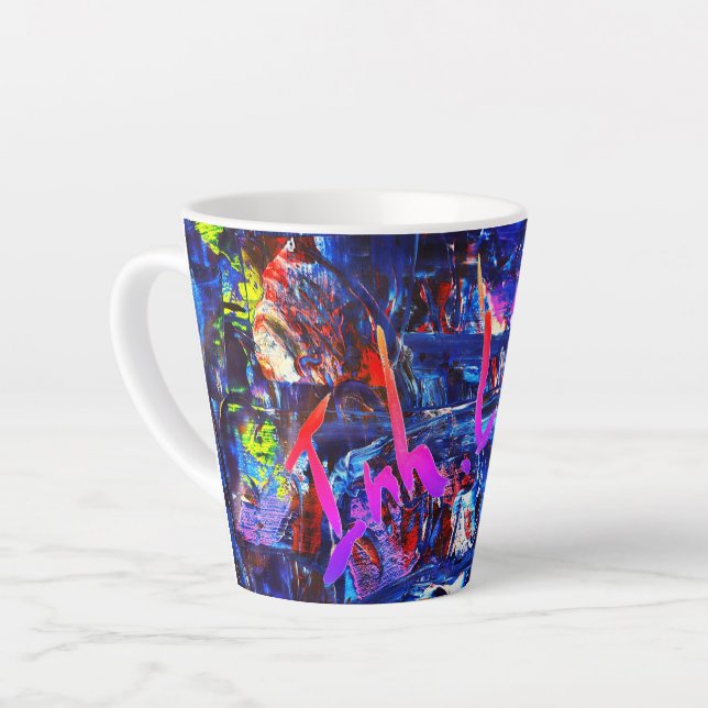 Caneca De Café Latte Inh. Love... 3 (Ângulo esquerdo)