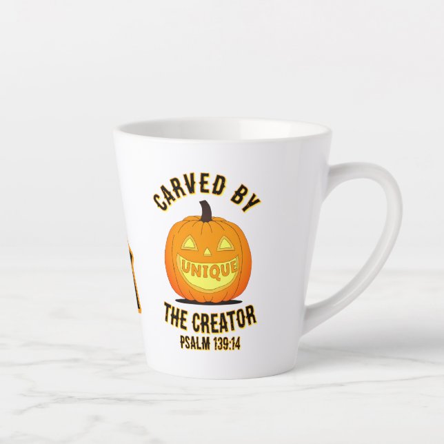 Caneca De Café Latte Inicial Personalizado Gravado Pelo Criador (Direita)