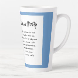 Caneca De Café Latte Inspiração Ele Me Fez Valer