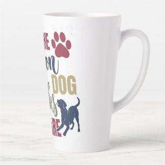 Caneca De Café Latte Inspiração Pawsome